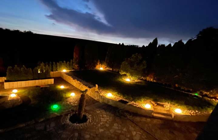 Foto Beleuchtung Garten